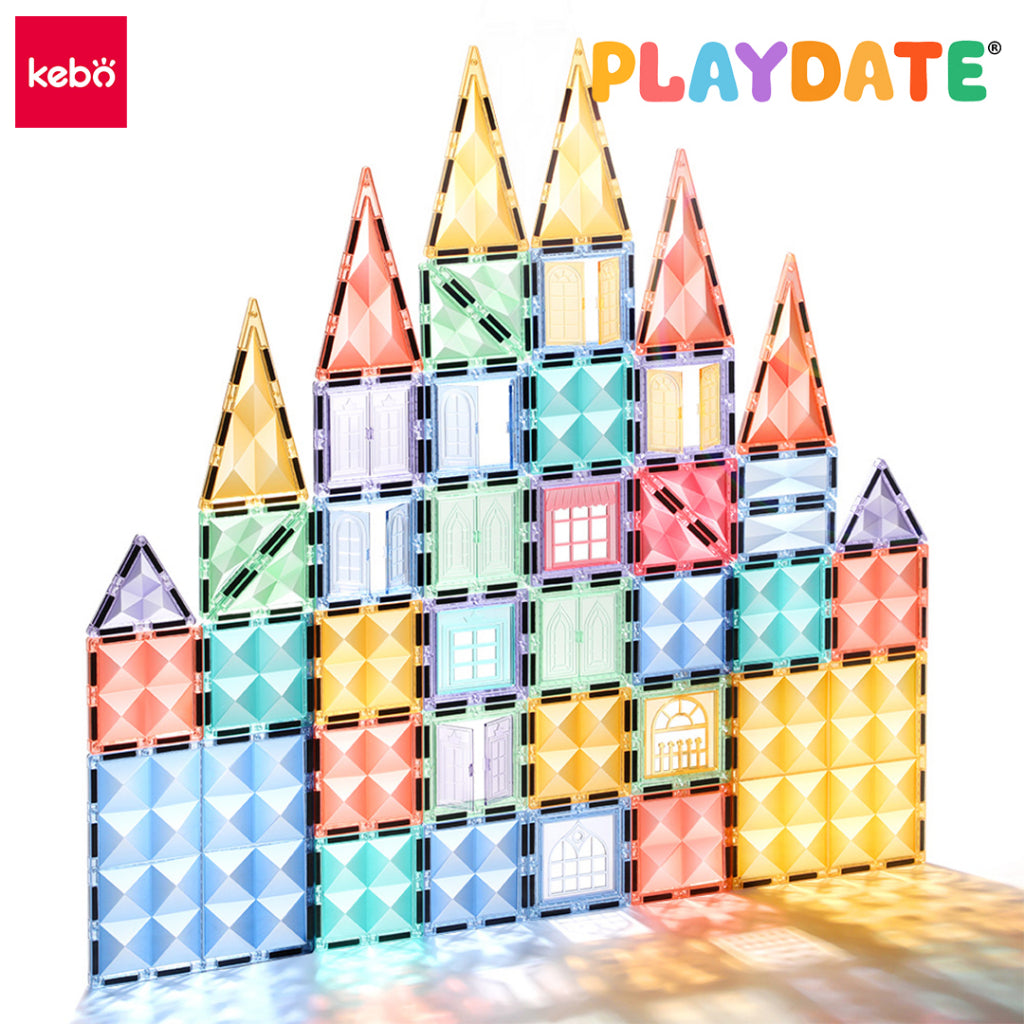 Kebo Starshine Magnetic Learning Tiles Educational Montessori Toys Building Blocks