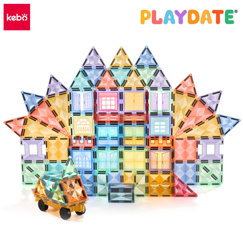 Kebo Starshine Magnetic Learning Tiles Educational Montessori Toys Building Blocks
