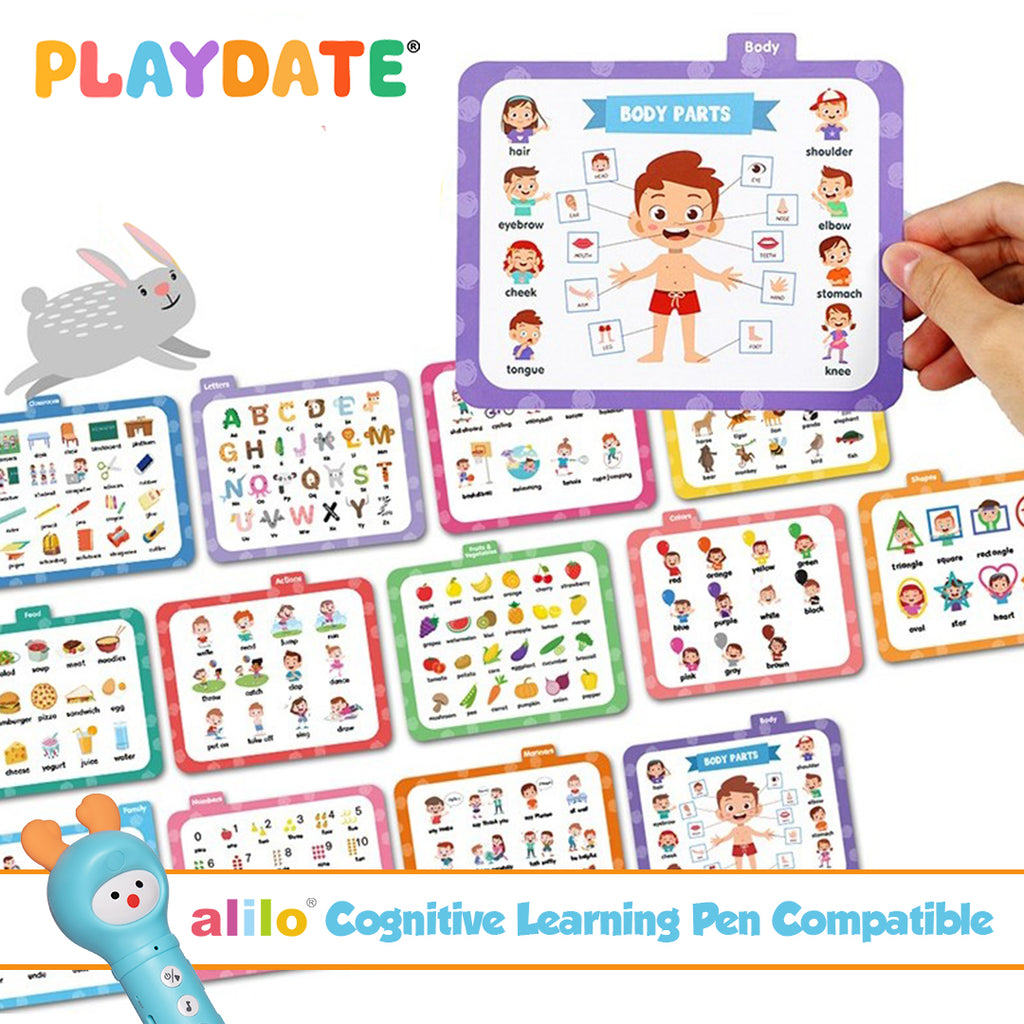 Playdate Smart Readers Collection: Let's Go To School (220 Cards)