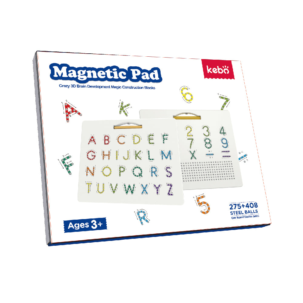 Kebo Magnetic Pad - Double Sided Learn to Write Educational Toy