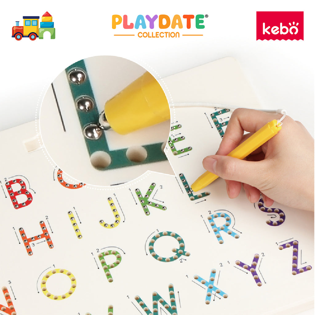 Kebo Magnetic Pad - Double Sided Learn to Write Educational Toy