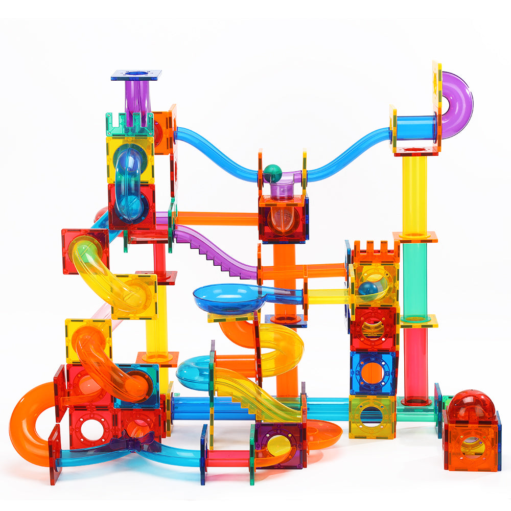 Kebo Magnetic Marble Run Tiles Educational Montessori Toys Building Blocks