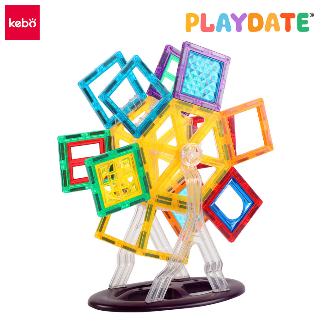 Kebo Magnetic Learning Tiles Ferris Wheel Educational Montessori Toys Building Blocks