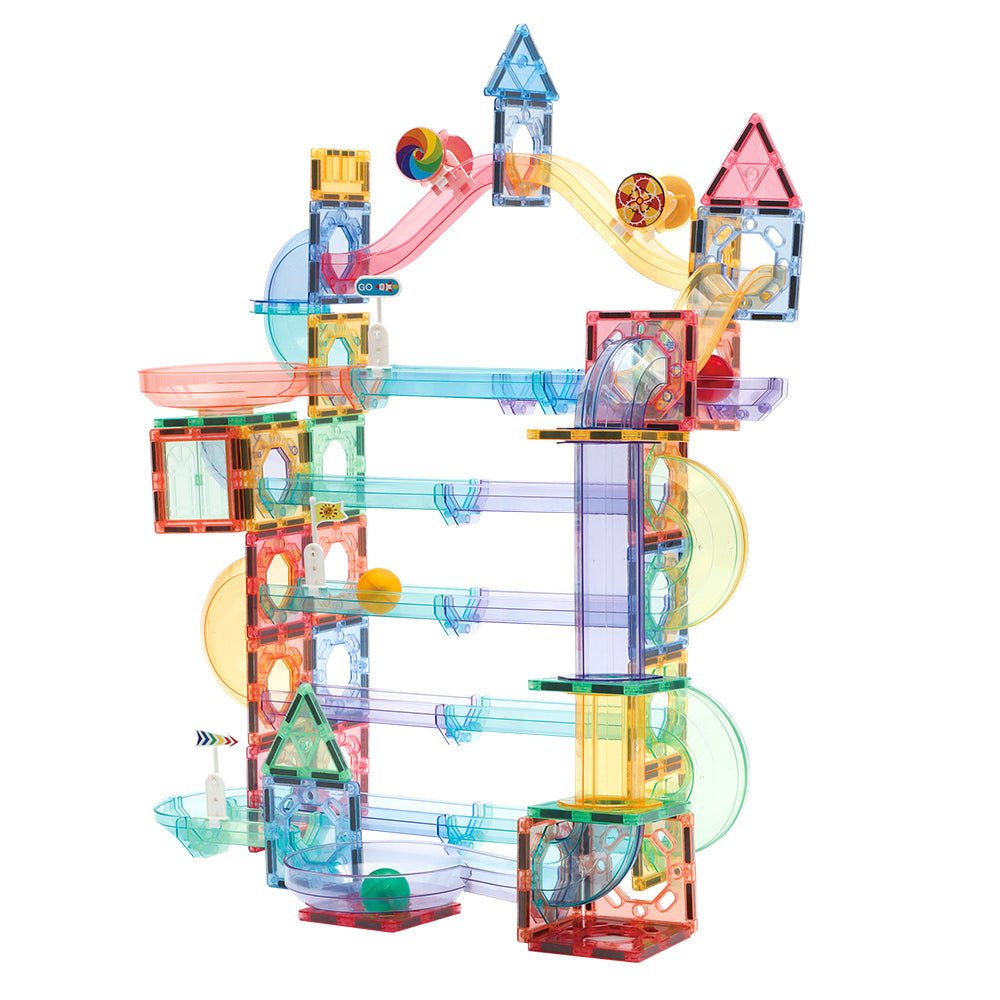 Kebo Magnetic Marble Run Paradise Tiles Educational Montessori Toys Building Blocks
