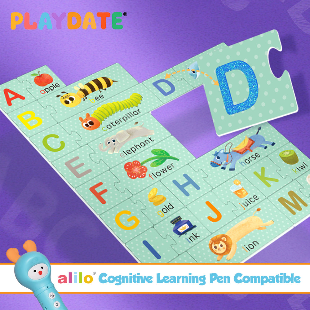 Playdate Smart Readers Collection: Touch and Match - ABC Puzzles