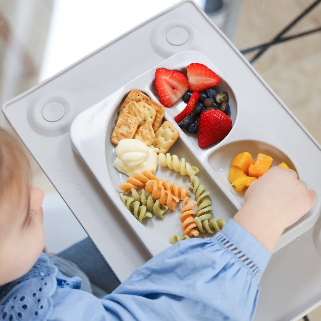 EasyTots EasyMat Original: Toddler Suction Placemat & Spoon