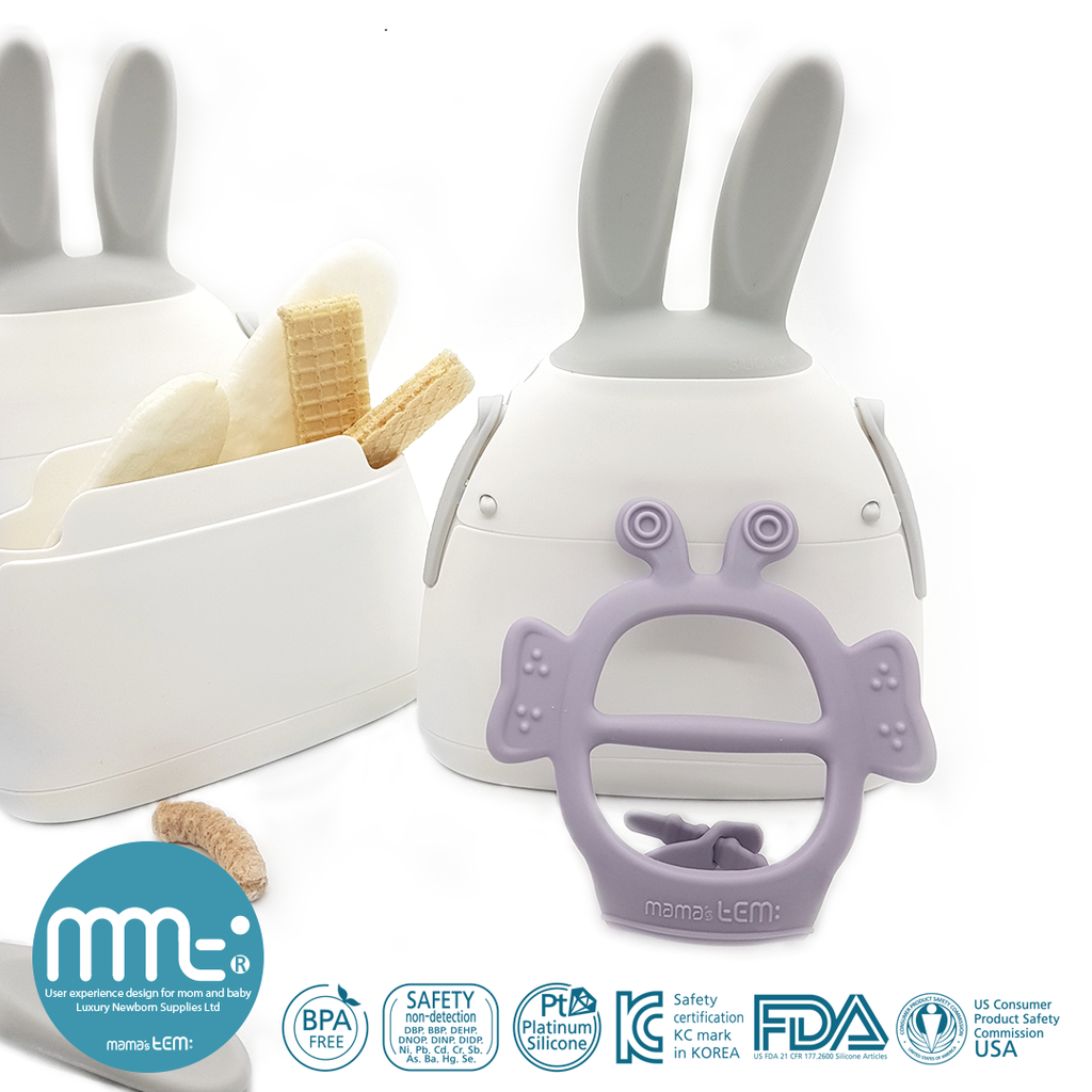 Mama's TEM JemJem Glove Premium Teether + Bunny Case