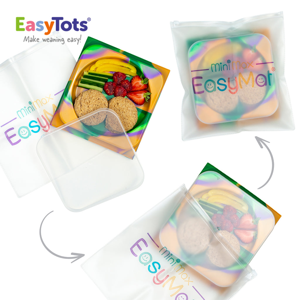EasyTots EasyMat MiniMax: Portable Open Baby Suction Tray