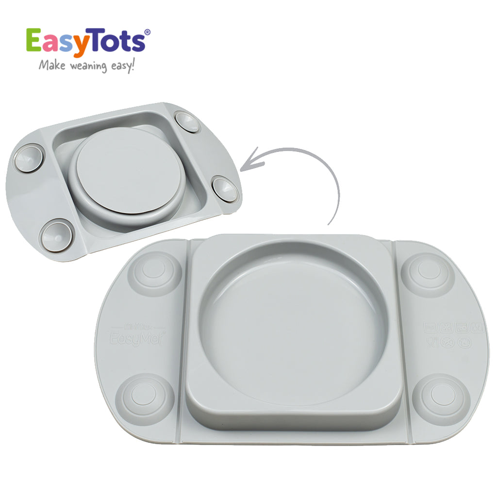 EasyTots EasyMat MiniMax: Portable Open Baby Suction Tray