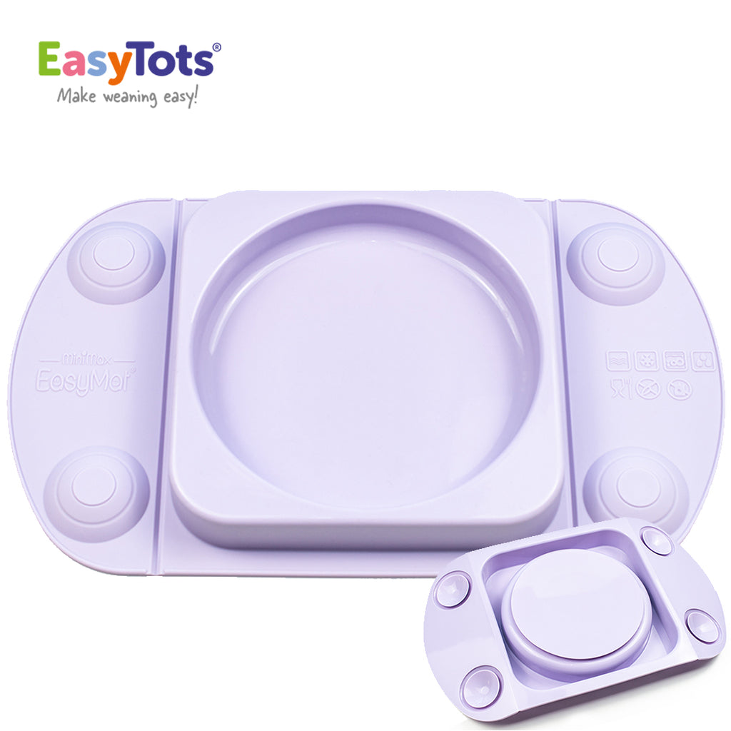 EasyTots EasyMat MiniMax: Portable Open Baby Suction Tray