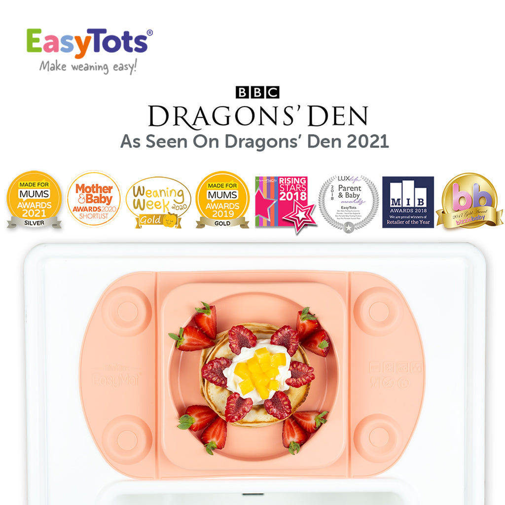 EasyTots EasyMat MiniMax: Portable Open Baby Suction Tray