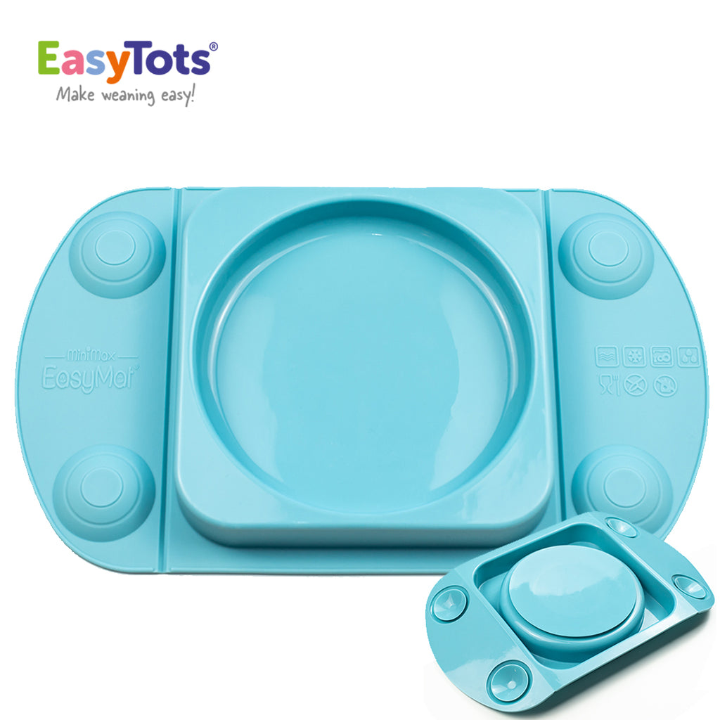 EasyTots EasyMat MiniMax: Portable Open Baby Suction Tray