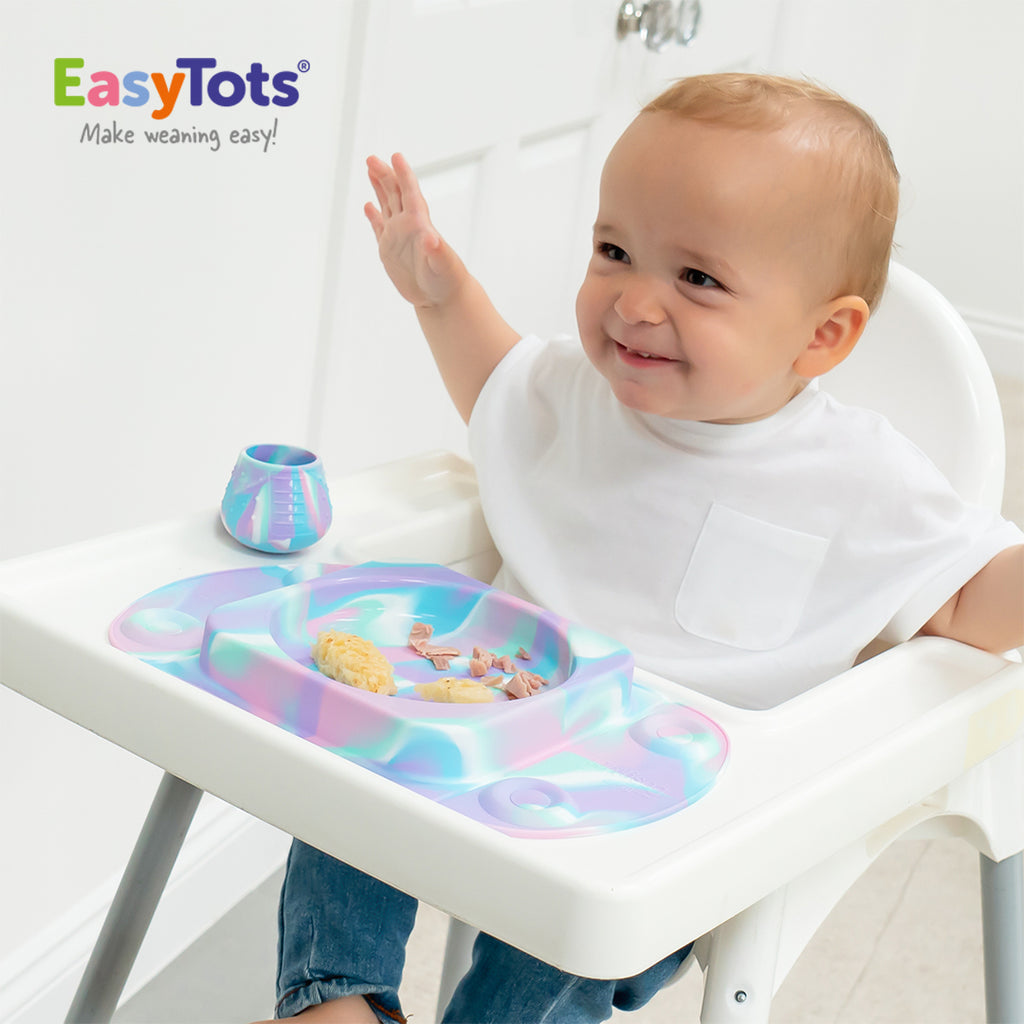 EasyTots EasyMat MiniMax: Portable Open Baby Suction Tray