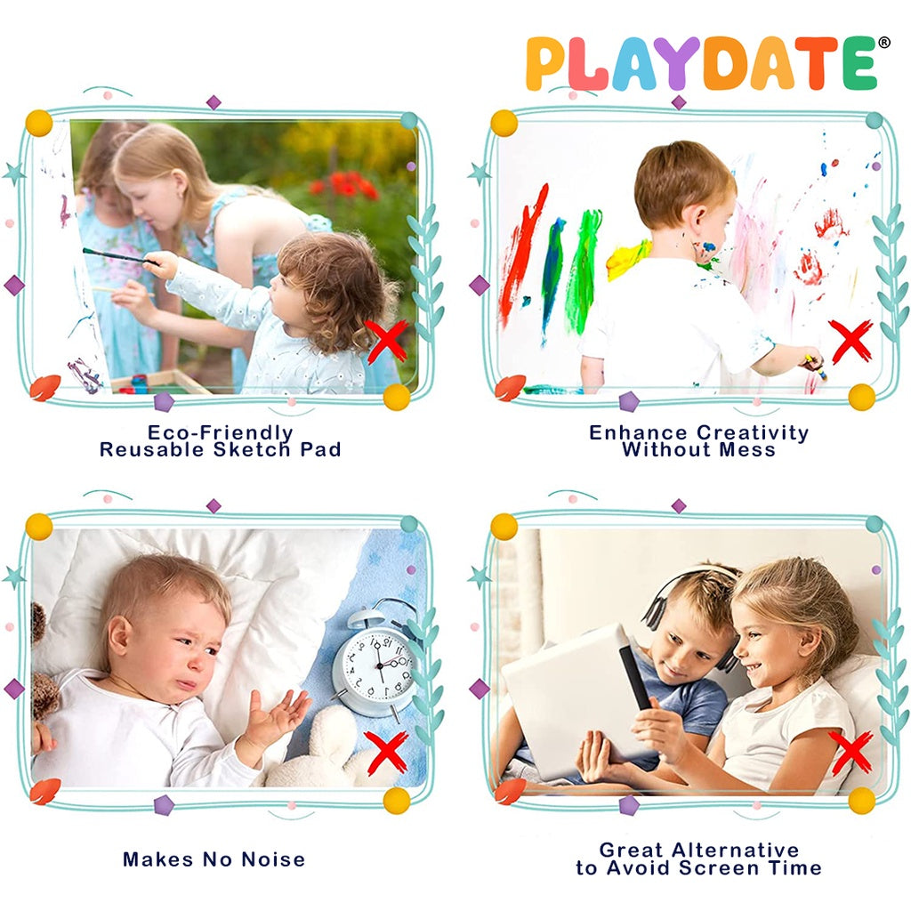 Playdate Panda Sketch Kids Writing Tablet